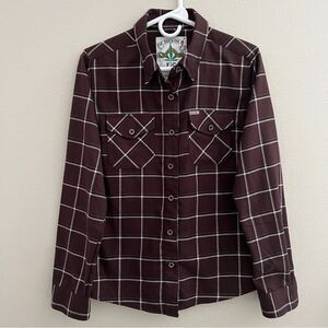 Dixxon Flannel The Marin Women’s Size M Brown Plaid